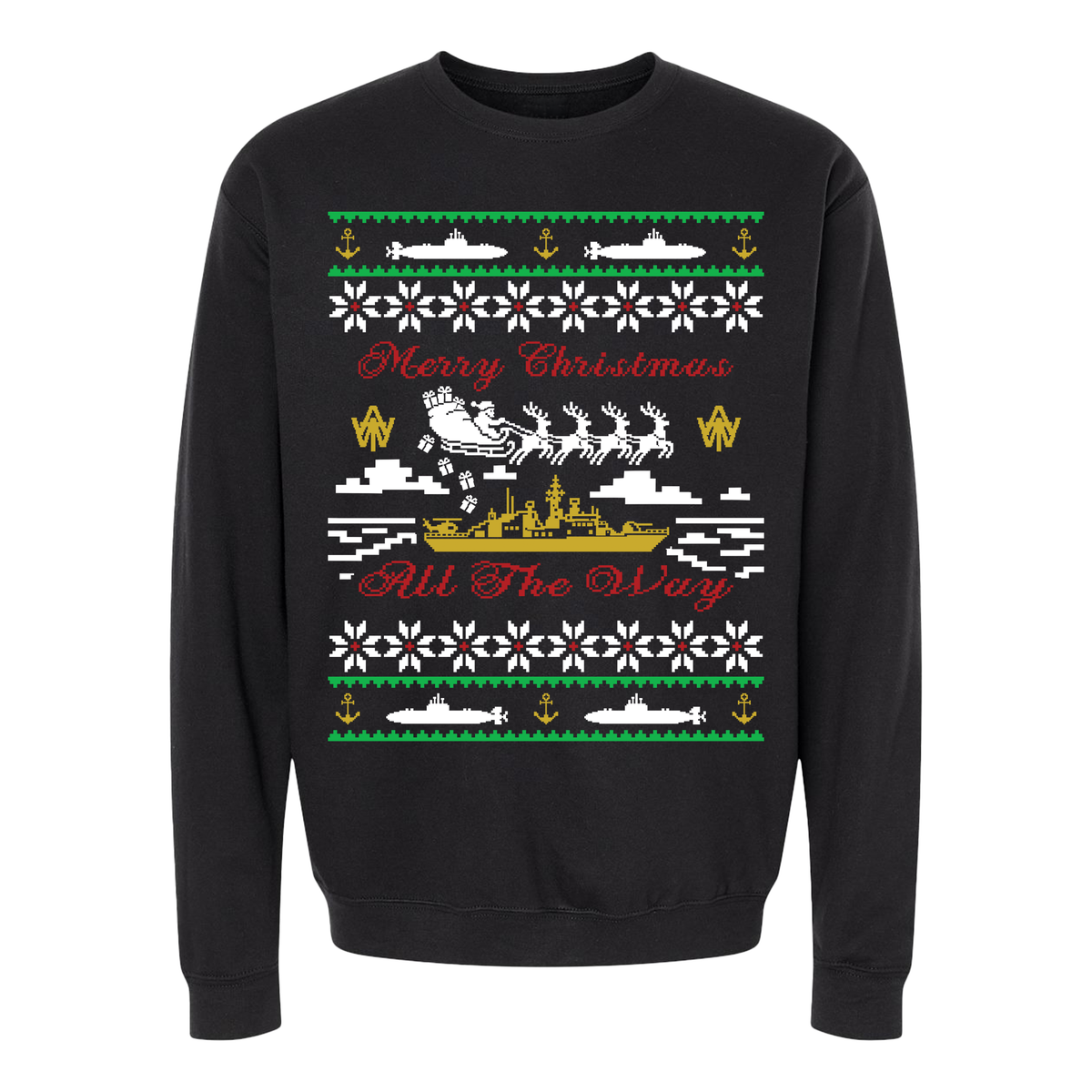 ATW Ugly Christmas Sweater - NAVY