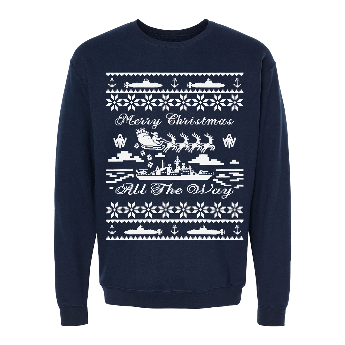 ATW Ugly Christmas Sweater - NAVY