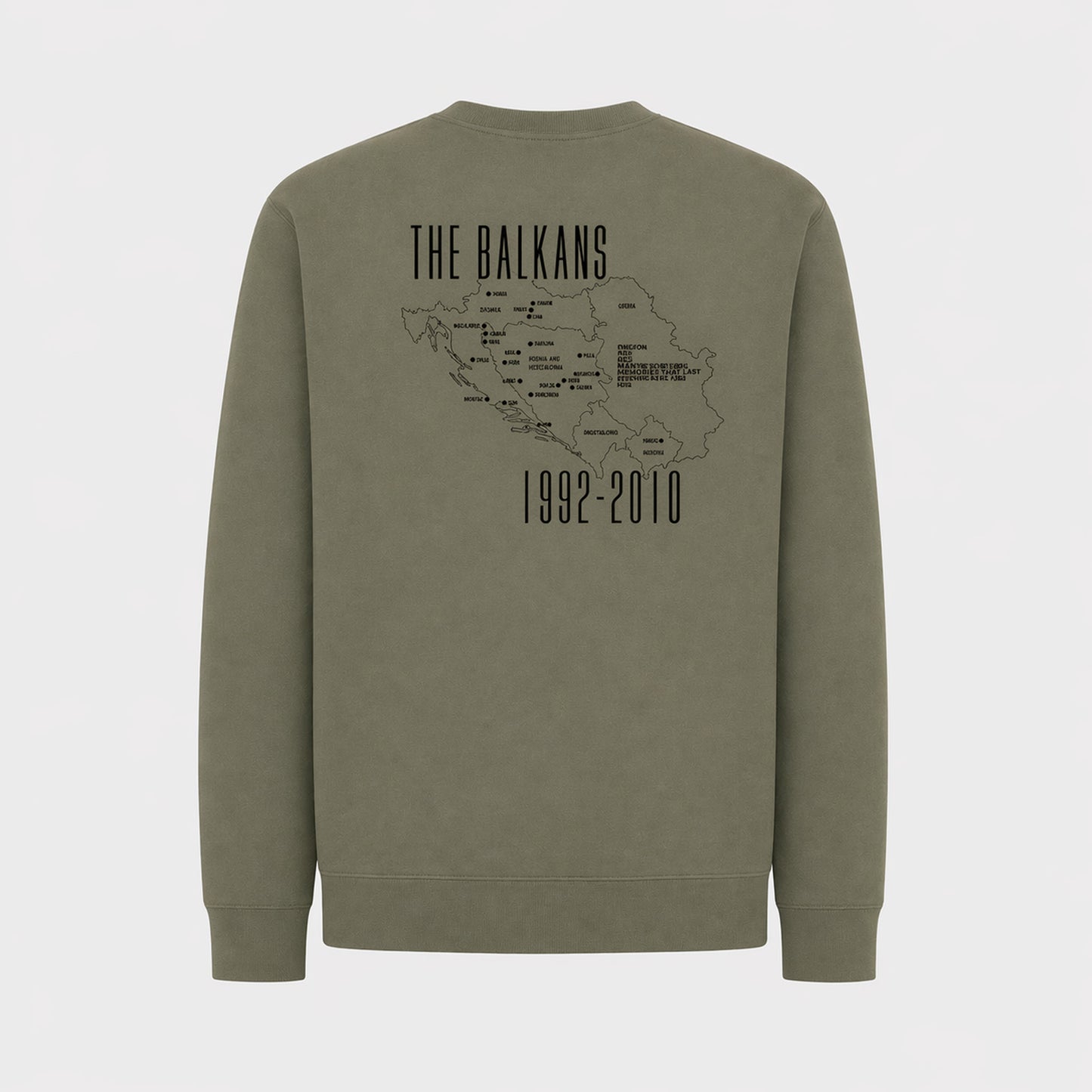 Never Forget – Balkans Crewneck