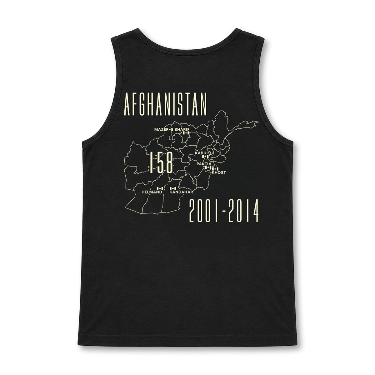 Never Forget – Afghanistan Tank Black