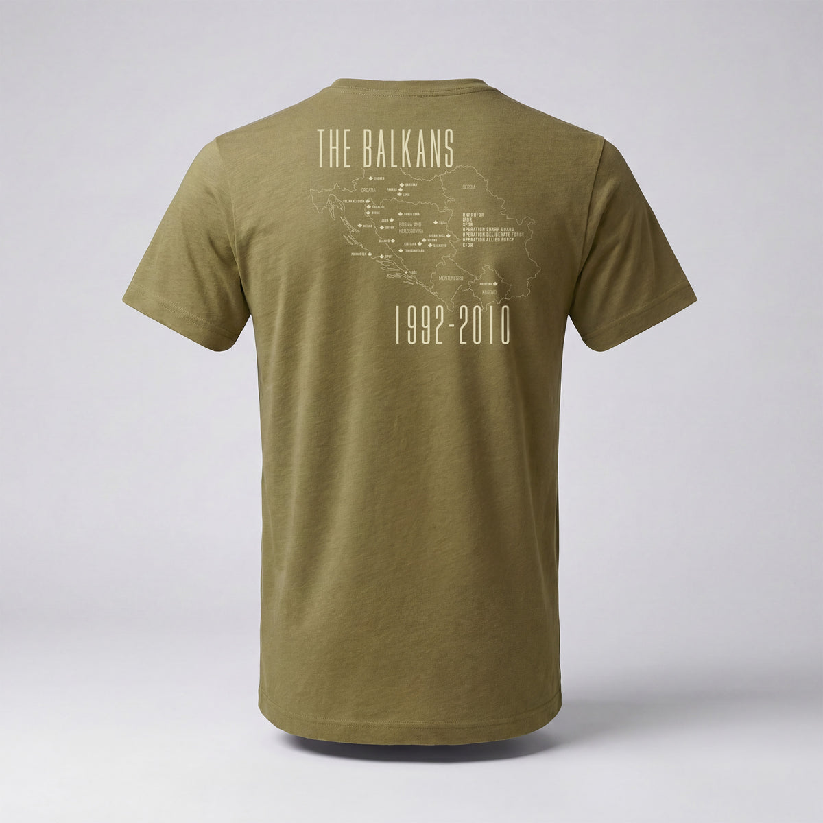 Never Forget – Balkans Short Sleeve - Olive