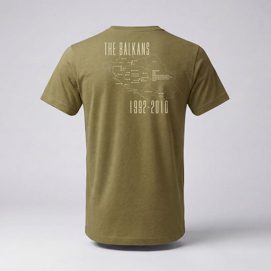 Never Forget – Balkans Short Sleeve - Olive