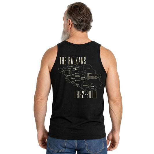 Never Forget – Balkans Tank Black