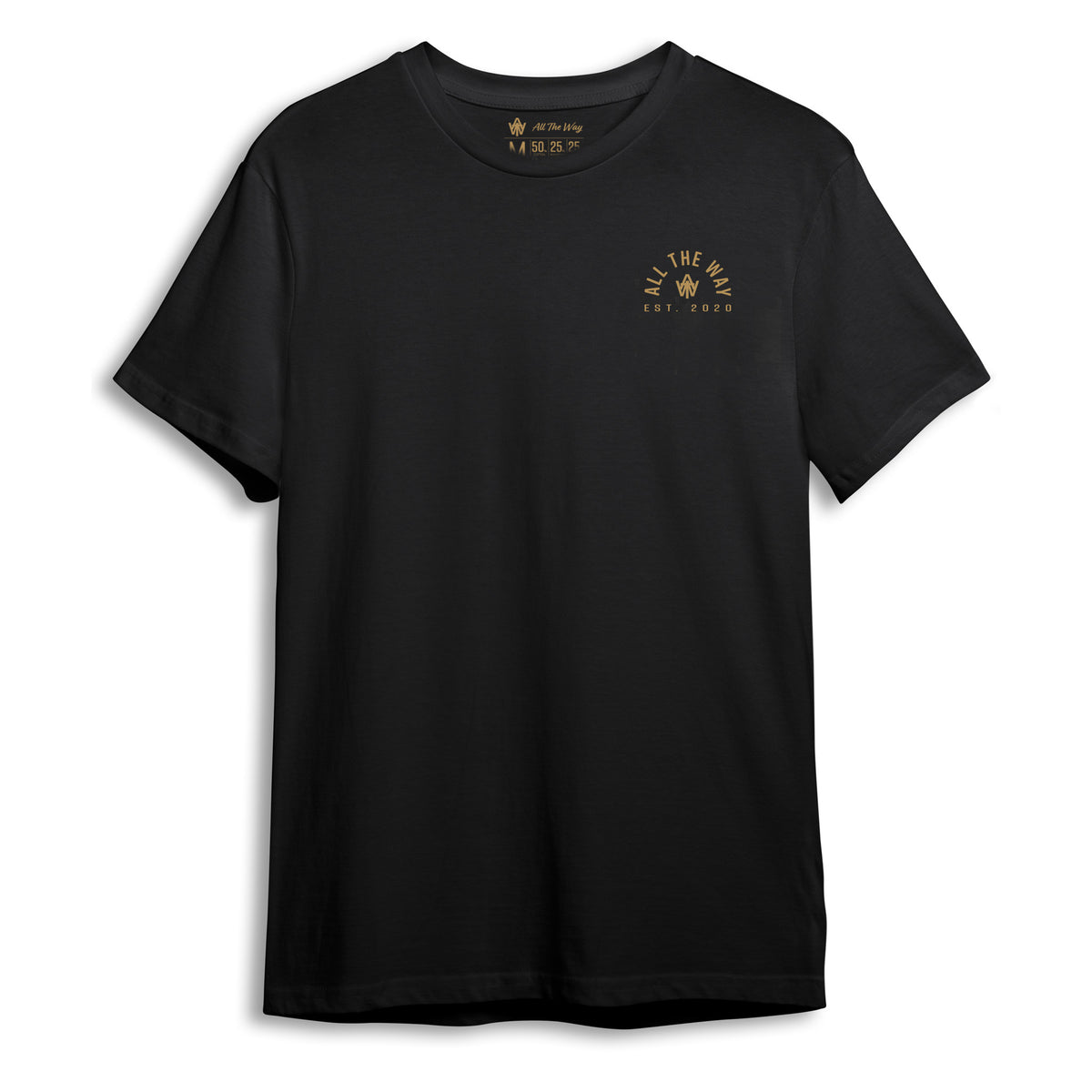 All The Way Classic Tee – Black / Gold